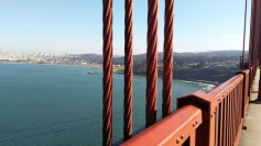025_Atravessando a ponte Golden Gate em San Francisco (Natália Cagnani)