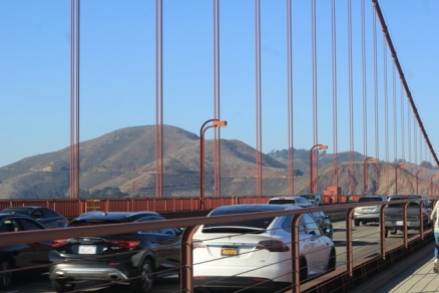 091_Atravessando a ponte Golden Gate em San Francisco (Natália Cagnani)