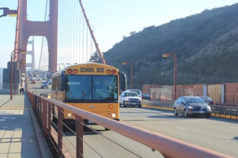 116_Atravessando a ponte Golden Gate em San Francisco (Natália Cagnani)